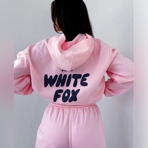 WHITE FOX Offstage Hoodie Posy Pink NWT
